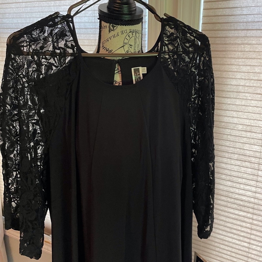 🚨Julian Taylor New York Black Dress Size 18w🚨